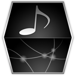 3d av icone Music box png