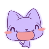 chat violet 1