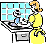 Au coeur des tâches ménagères