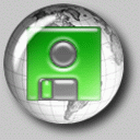 globe2 floppy green