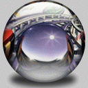 3D Ultra Pinball Thrillride globe
