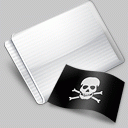 Folder Flag  Skull And Crossbones