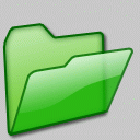 Open Folder green