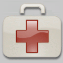 81 first aid box red