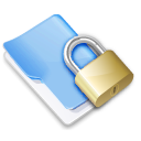 lock folder blue