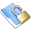 unlock folder blue